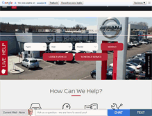 Tablet Screenshot of nissanofhuntington.com